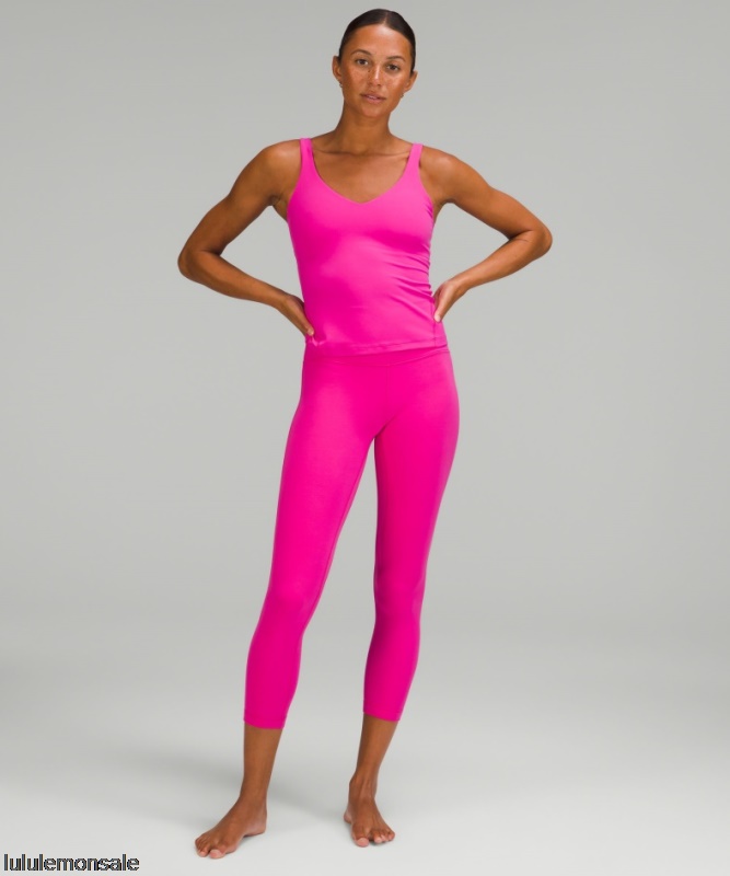 Lululemon Damen DELULU011 | Sonic Pink Align Hochhaushose 25